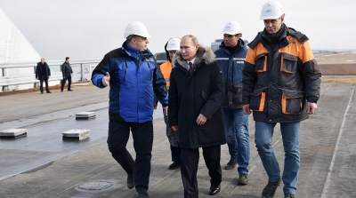 «Не запускаем, а восстанавливаем движение»: Путин об открытии железнодорожной части Крымского моста