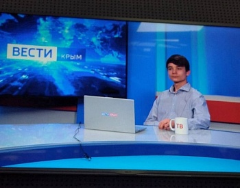 Школьники симферопольской школы №8 посетили телерадиокомпанию «Таврида»
